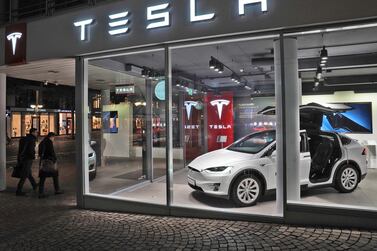Tesla reported a 157 per cent year-on-year surge in Q4 net profit on the back of increased demand for its EVs. EPA