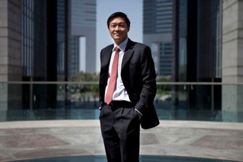 Dubai, United Arab Emirates - May 21 2013 - Yong Wei Lee, Head of MENA Equities for Emirates NBD poses for a portrait at DIFC. (Razan Alzayani / The National) 