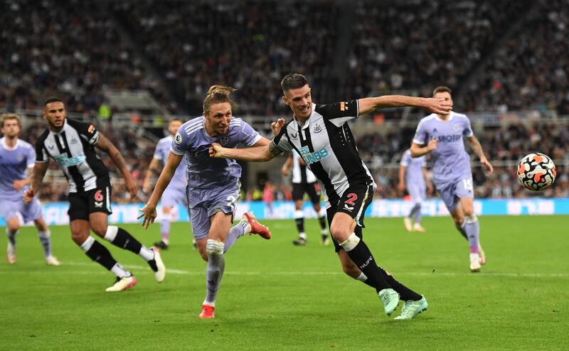 Ciaran Clark: 6 - Clark was the quieter of the three centre-backs on the night, having to get involved slightly less but making interceptions when it counted. Getty Images