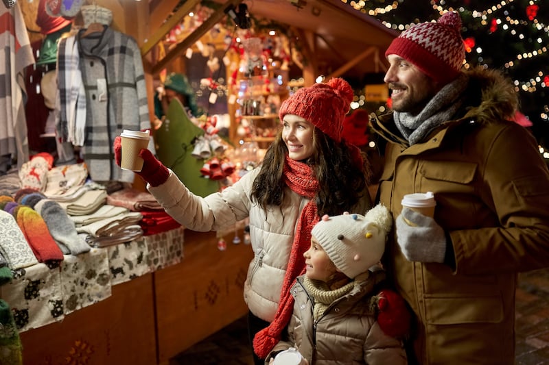 Estonia's capital Tallinn has a Christmas market set up with more than 60 wooden stalls. Getty Images