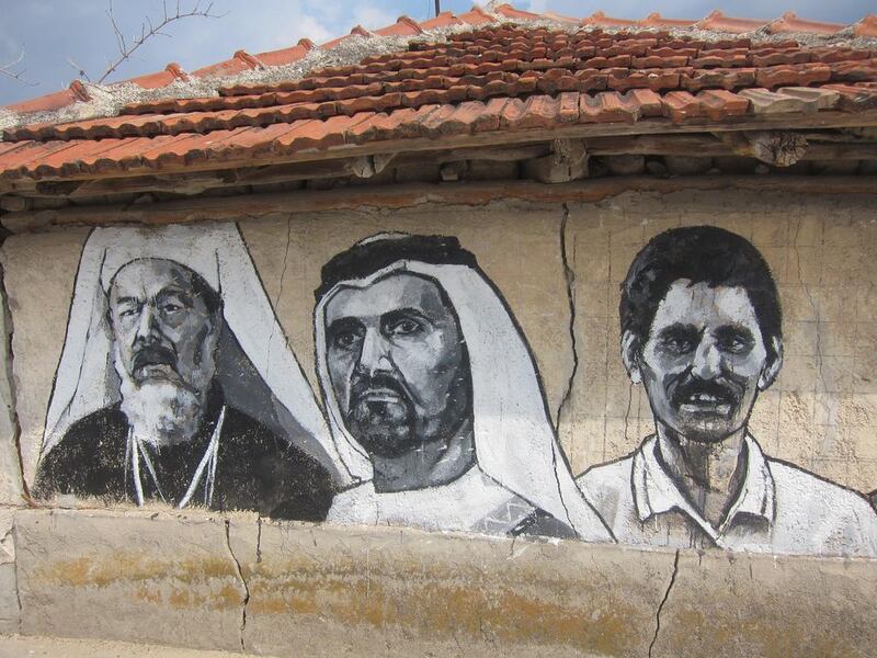 The Bulgarian mural underlines the Dubai ruler’s global appeal, readers say.  Courtesy Bojana Stoianova