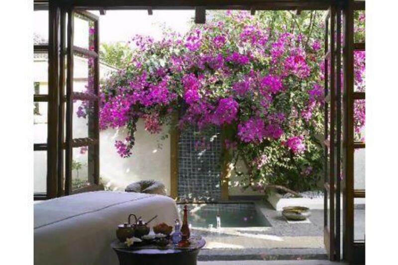 The Indoor Spa Suite at Park Hyatt Goa Resort and Spa. Courtesy Park Hyatt Goa Resort and Spa