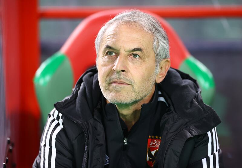 Marcel Koller, coach of Al Ahly, on the sidelines. Getty