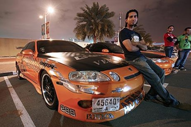 Mohsin claims credit for his Toyota Soarer being the only one in the UAE with the Vertex bodykit.
