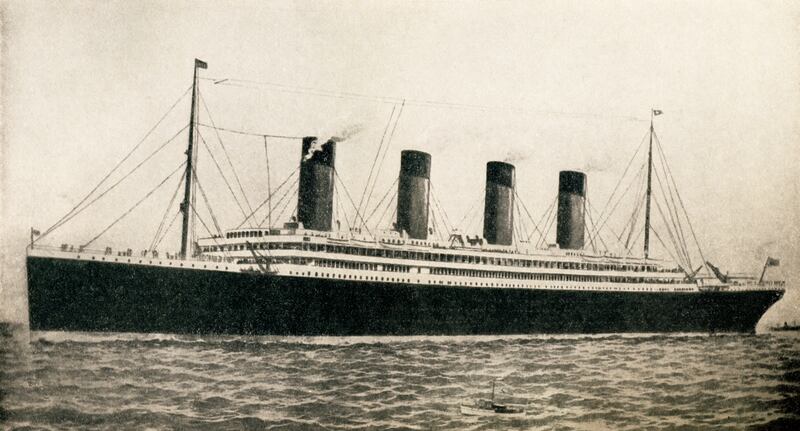 Titanic, flagship of The White Star Line. Getty