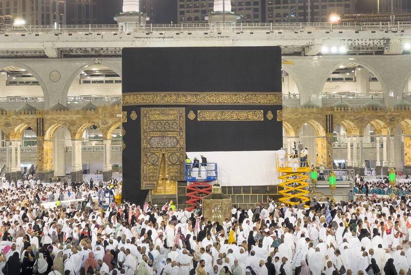 Hajj pilgrims can use the digital platform to plan their visit to Saudi Arabia. Photo: @ReasahAlharmain via Twitter