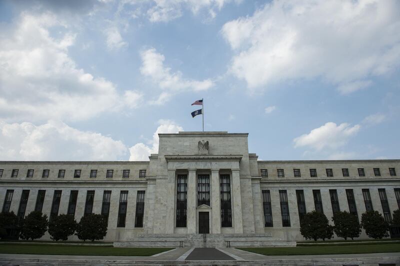 (FILES) In this file photo taken on June 14, 2017, the US Federal Reserve is seen in Washington, DC. Despite a series of increases, the key US interest rate remains low and the central bank is likely to raise it further, but gradually, a top Federal Reserve official said November 19, 2018. Financial markets have been roiled in recent weeks amid contrary comments from Fed officials interpreted as either a sign rates would have to move much higher or a signal the Fed will take a break.New York Federal Reserve Bank President John Williams was reluctant to wade into the debate but said the benchmark lending rate was "still low" even after three increases this year.
 / AFP / ANDREW CABALLERO-REYNOLDS
