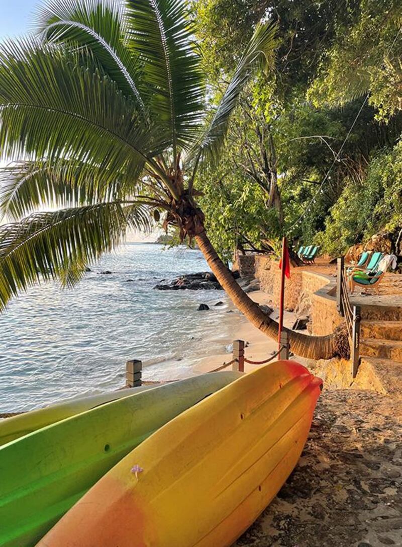 A secluded private beach at Hilton Seychelles Northolme Resort & Spa. Courtesy Hilton Seychelles Northolme Resort & Spa