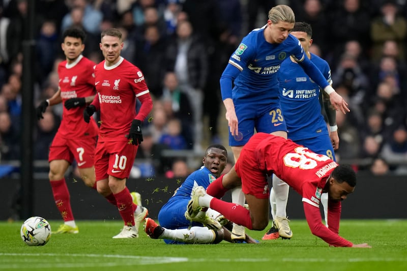 The third Chelsea player who should have picked up a card in first half for crunching late tackle on Gravenbach’s ankle that ended Dutchman's game – and few could have argued if it had been red. AP
