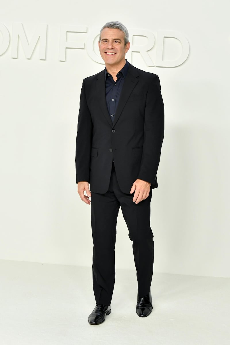 Andy Cohen attends the Tom Ford show during New York Fashion Week on February 7, 2020, in Los Angeles. AFP