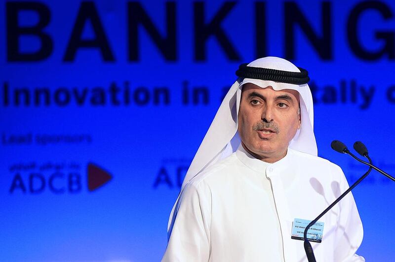 Abdul Aziz Al Ghurair said with the launch of Mashreq Neo, the bank has entered a new era in the digitisation of retail banking. Satish Kumar / The National