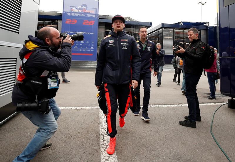 FILE PHOTO: Formula One F1 - Pre Season Testing - Circuit de Barcelona-Catalunya, Barcelona, Spain - February 20, 2019   Red Bull's Max Verstappen during testing   REUTERS/Albert Gea/File Photo