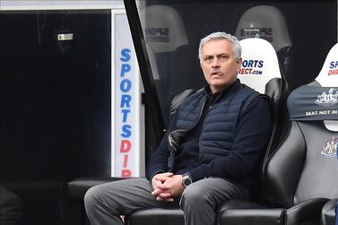 Jose Mourinho has been in charge at Tottenham since November 2019. EPA