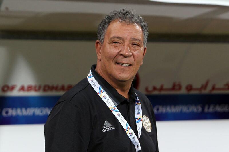 Al Jazira manager Henk ten Cate. Nezar Balout / AFP