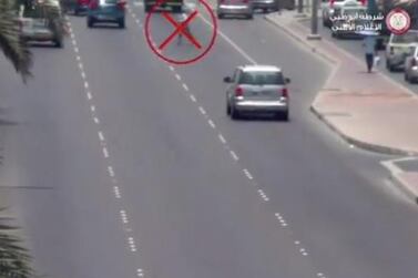 Police in Abu Dhabi have issued a warning to pedestrians over the dangers of crossing roads illegally. 