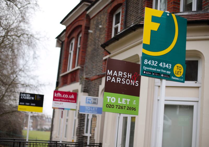 The average rental asking price in the UK has increased at its fastest pace on record. PA