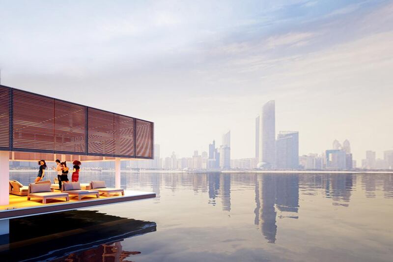 The sale prices for Waterlovt’s floating homes start at Dh4.4 million for a 180-square-metre unit. Courtesy Waterlovt / Belevari Marine