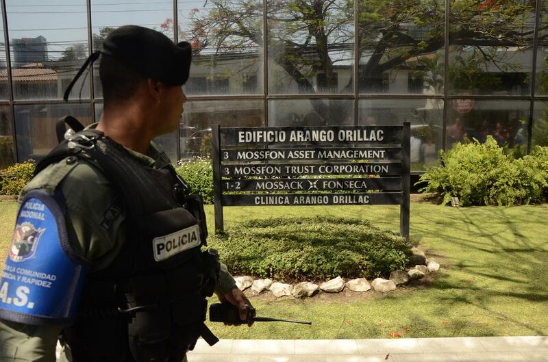 The Mossack Fonseca headquarters which were raided by police. Ed Grimaldo / AFP Photo