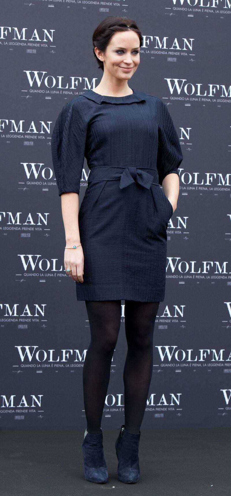 ROME - JANUARY 27:  Actress Emily Blunt attends "The Wolfman" photocall at Villa Borghese on January 27, 2010 in Rome, Italy.  (Photo by Elisabetta Villa/Getty Images)