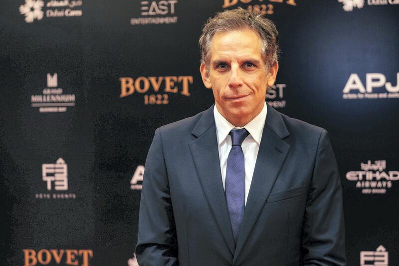 07.11.18 Brilliant is beautiful, charity event in Dubai. Actor Ben Stiller attended the dinner. Anna Nielsen for The National.