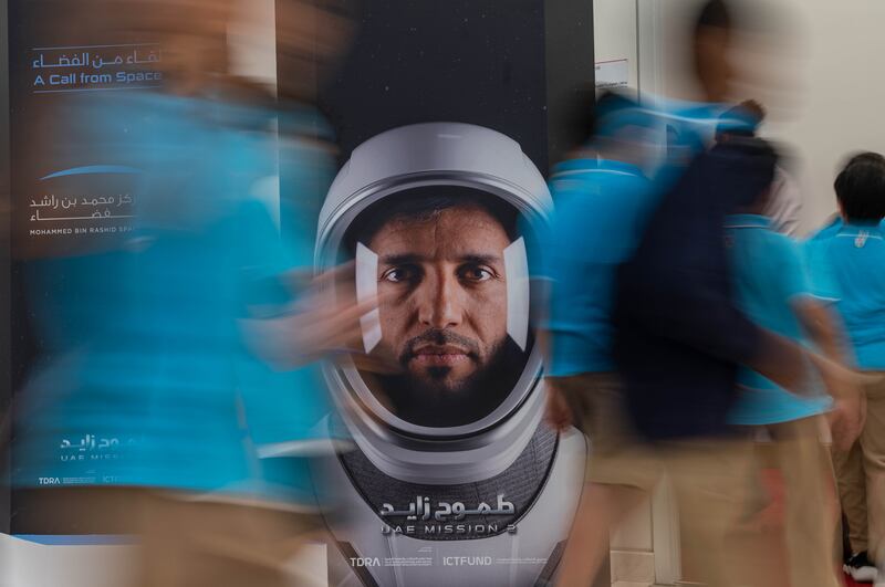 The event was part of Dr Al Neyadi's 'A Call from Space' initiative