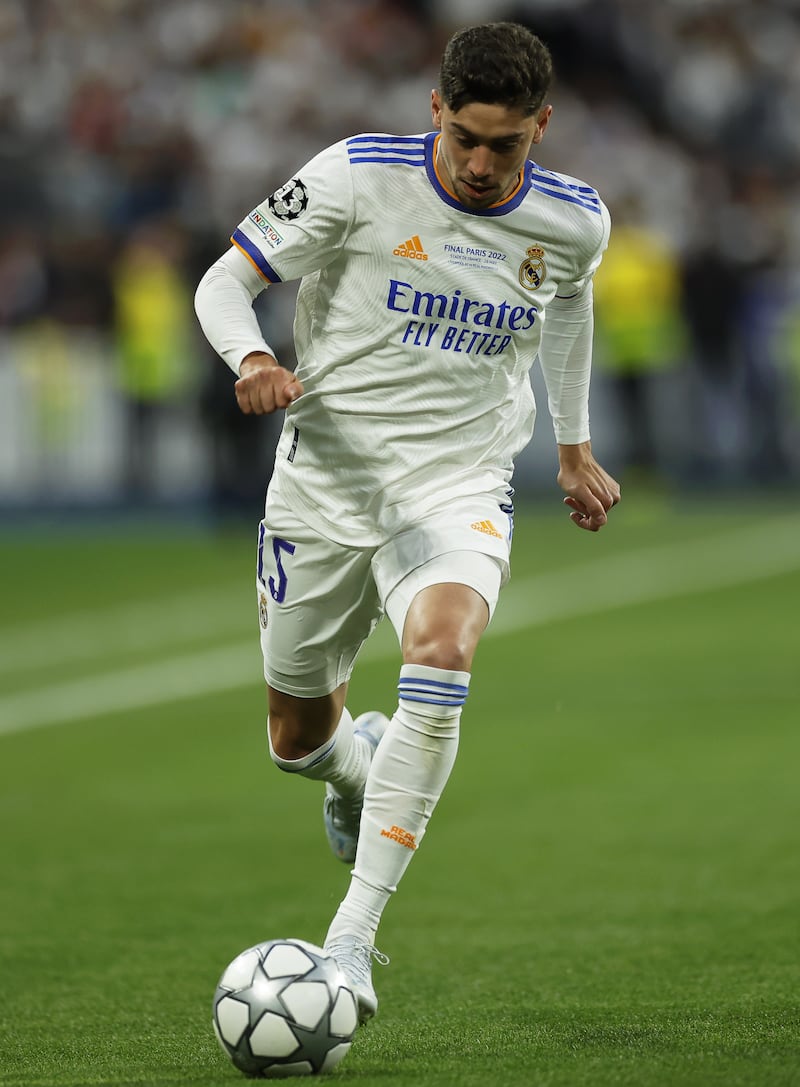 26) Federico Valverde of Real Madrid, £73.31m. EPA