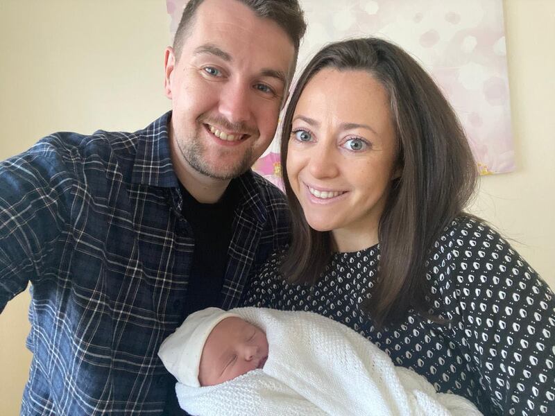 Colin and Ali Armstrong enjoyed a 'leap of fate' as their little bundle of Joy, Isla, made her way into the world on February 29, just like mum. Picture supplied by family