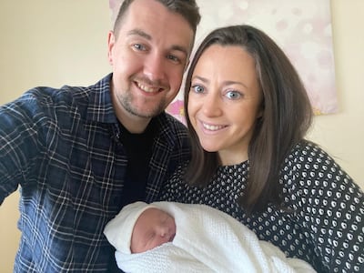 Colin and Ali Armstrong enjoyed a 'leap' of fate as their little bundle of Joy Isla, made her way into the world on February 29, just like mum. Photo: Colin and Ali Armstrong