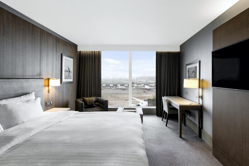 Rooms come with a view of takeoffs and arrivals. Courtesy Radisson Blu