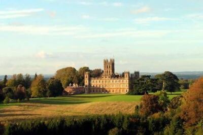 Highclere Castle was the home of the Crawleys in 'Downton Abbey'. Bloomberg 