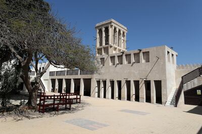 The courtyard at the National Museum of  Ras Al Khaimah.  Pawan Singh / The National