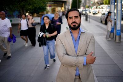 Alvise Perez, leader of 'The Party's Over', which has gained traction in Spain. AP