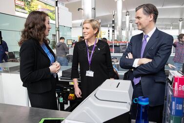 Passengers flying from Heathrow Airport will be able to keep laptops and liquids inside carry-on bags when new security scanners are introduced. Courtesy Heathrow Airport