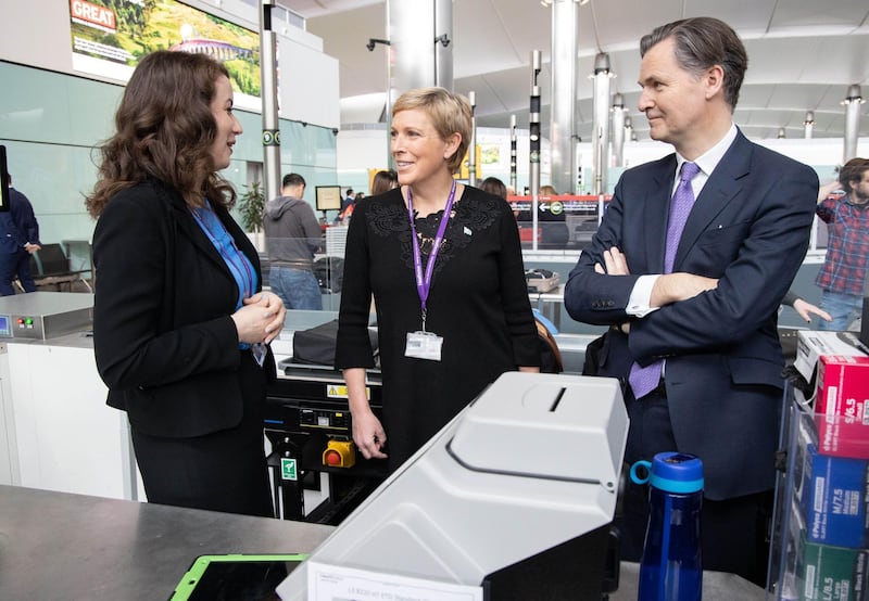 Passengers flying from Heathrow Airport will be able to keep laptops and liquids inside carry-on bags when new security scanners are introduced. Courtesy Heathrow Airport