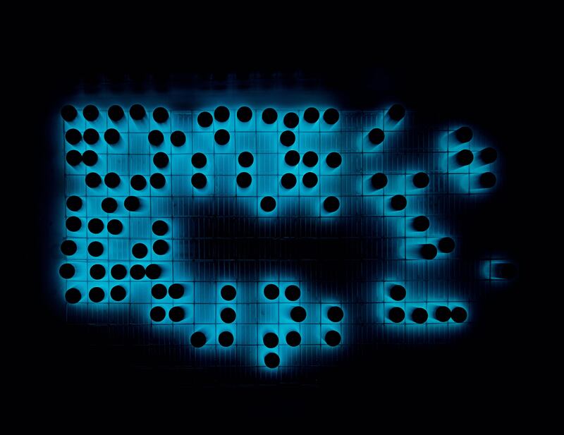 Nuclear Waste Encapsulation and Storage Facility, Cherenkov Radiation, Hanford Site, U.S. Department of Energy, Southeastern Washington State.


© Taryn Simon. Courtesy Gagosian Gallery