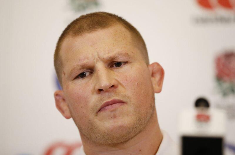 New England captain Dylan Hartley during a news conference on Monday. Reuters / Andrew Boyers
