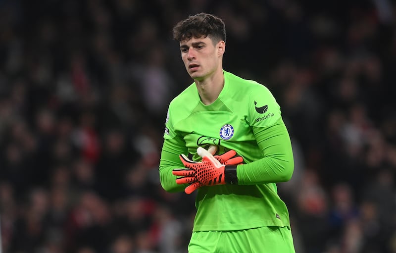 CHELSEA 2022/23 SEASON RATINGS: Kepa Arrizabalaga - 6. After starting the season on the bench, he made the No 1 jersey his own with an excellent run of form. Performances tailed off as Chelsea's season unravelled, and while Kepa didn't do much wrong, he hardly saved his team either. Getty.