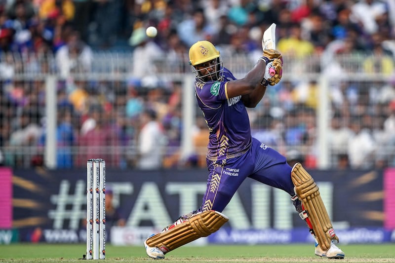 Kolkata Knight Riders' Andre Russell made 27 not out off 20 deliveries. AFP
