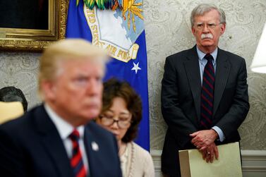 John Bolton's desire to maintain support for the Afghan government was at odds with Donald Trump’s desire to end America’s involvement in military adventures. AP Photo