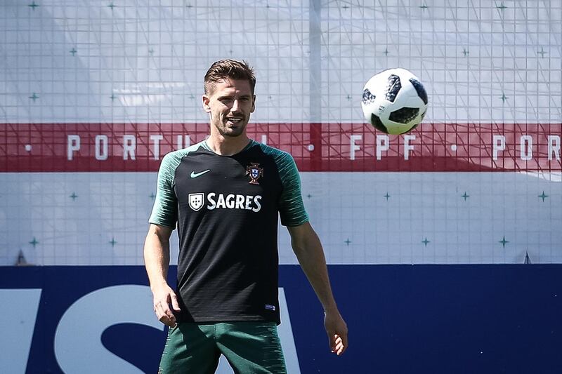 Portugal's Adrien Silva during training in Kratovo, Moscow on June 17, 2018. Paulo Novais / EPA