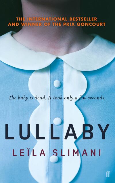 Lullaby by Leïla Slimani. Courtesy Faber & Faber