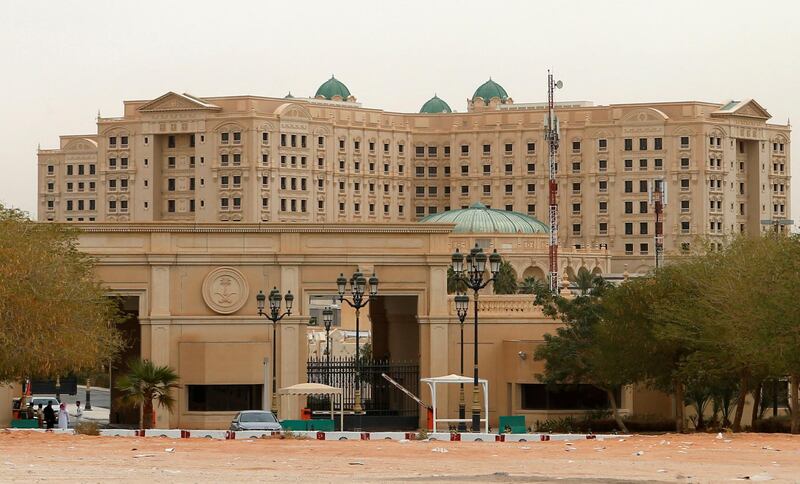 A view shows the Ritz-Carlton hotel in the diplomatic quarter of Riyadh, Saudi Arabia, January 30, 2018. REUTERS/Faisal Al Nasser