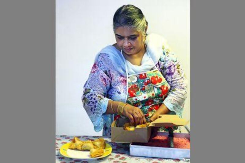 Anisa Siraj cooking in her Kitchen.
Subhash Sharma for The National