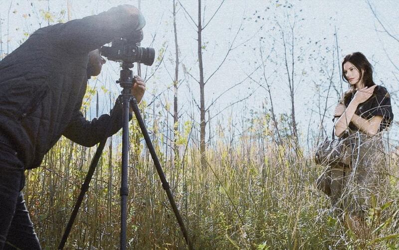 Behind the scenes of Bottega Veneta's spring/summer 2014 advertising campaign photographed by Pieter Hugo. Courtesy: Bottega Veneta