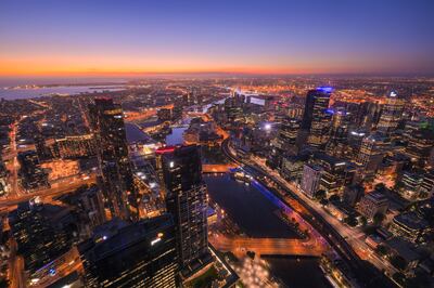 It is a 285-metre drop drop from Melbourne's Skydeck. Photo: Tourism Australia