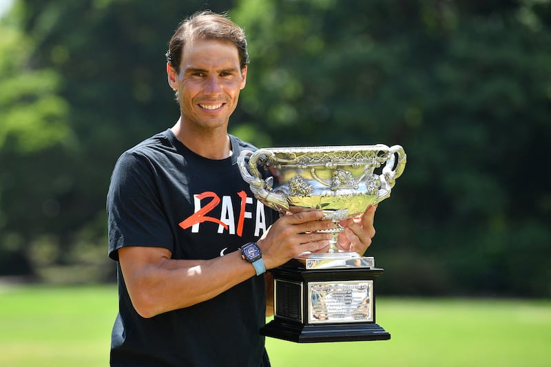21) Rafael Nadal becomes the most successful male player in history with his 21st major title, won at the 2022 Australian Open. AAP