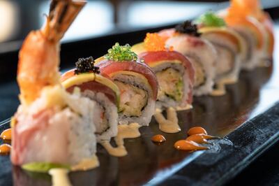 Japanese cuisine at Tori No Su at Conrad Abu Dhabi Etihad Towers. 