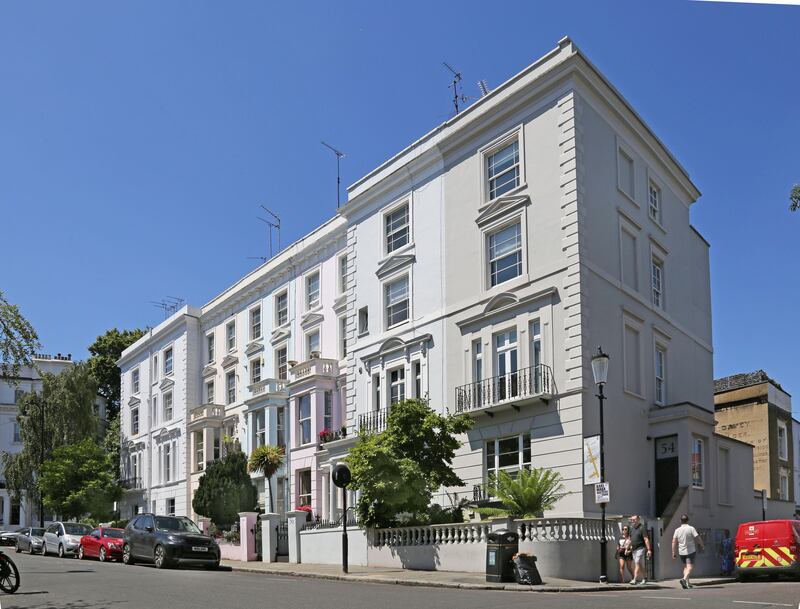 9 - Chepstow Villas in London. Average house price: £14,775,000. Alamy