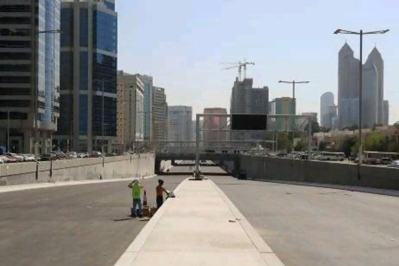 The tunnel is the last step of the multi-phase Salam Street redevelopment project, which began in 2007.