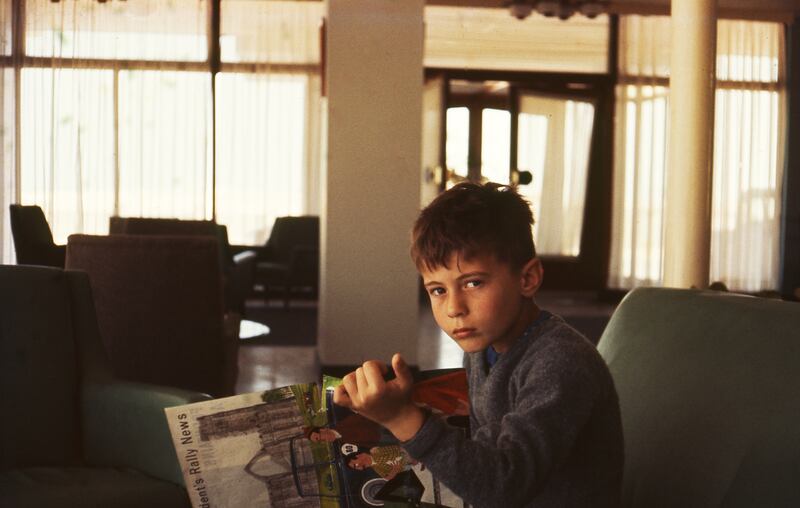 Michael inside the Beach Hotel in the 1960s. Photo: Michael Stokes